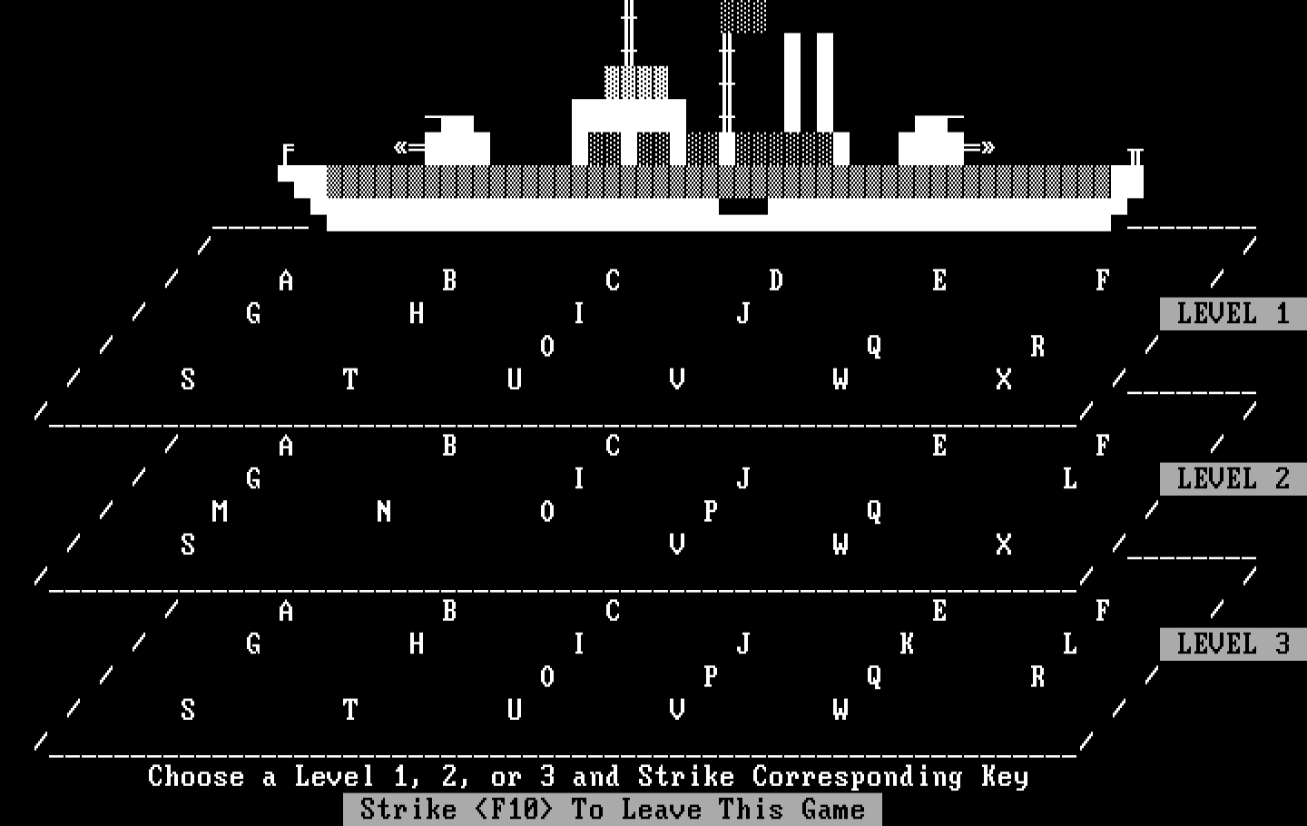 Sub Attack IBM PC/Compatibles Screenshot: No luck finding the enemy so far...
