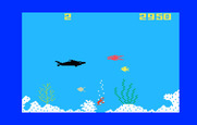 Shark! Shark! for Intellivision - Avoid the shark and other large fish!