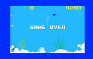Shark! Shark! for Intellivision - Game over.