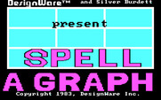 Spellagraph for IBM PC/Compatibles - Title screen.