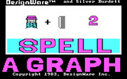 Spellagraph for IBM PC/Compatibles - The top of the title screen slowly removes to show the picture...
