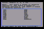 Spellagraph for Atari 8-bit - Here's the words in my new list.