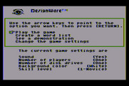 Spellagraph for Atari 8-bit - Main menu.
