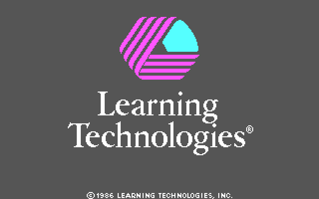Pipeline IBM PC/Compatibles Screenshot: Learning Technologies logo.