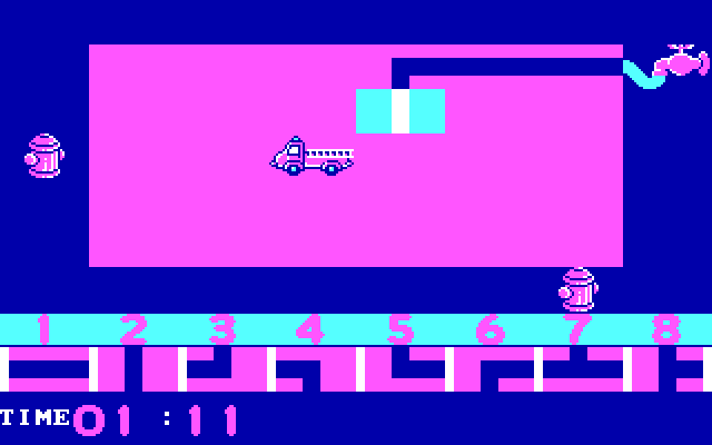 Pipeline IBM PC/Compatibles Screenshot: Placing pipe pieces...