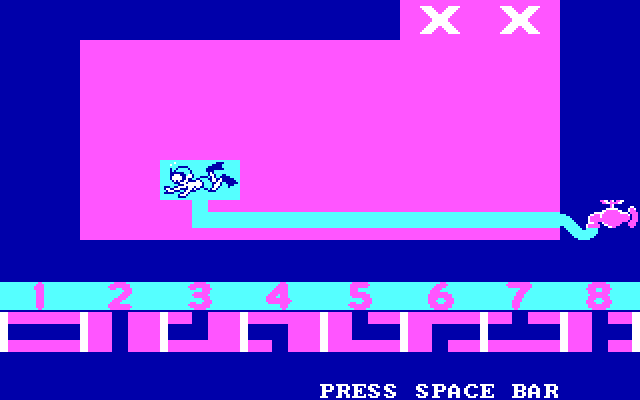 Pipeline IBM PC/Compatibles Screenshot: A successfully built pipe!