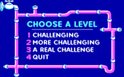 Pipeline for IBM PC/Compatibles - Select a difficulty level.