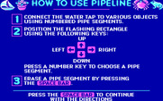 Pipeline for IBM PC/Compatibles - Game instructions, part 1...