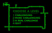 Pipeline for IBM PC/Compatibles - Choose a skill level...