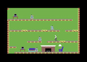 Impossible Mission for Commodore 64 - Use the moving platforms to reach different floors.
