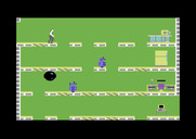 Impossible Mission for Commodore 64 - One of many rooms to explore...