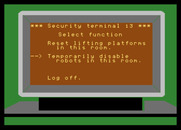 Impossible Mission for Atari 7800 - Some items can only be searched if you disable robots...