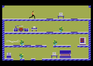 Impossible Mission for Atari 7800 - The first room to explore...