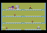 Impossible Mission for Atari 7800 - Some items that need to be searched are guarded by robots...