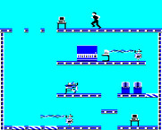 Impossible Mission for BBC Micro - Running through a room...
