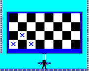 Impossible Mission for BBC Micro - A large checkerboard puzzle!