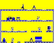 Impossible Mission for BBC Micro - This room has a few things I can search...