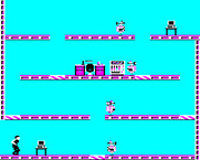 Impossible Mission for BBC Micro - Not much here...but it's a well guarded room!