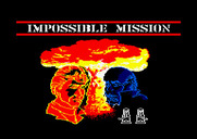 Impossible Mission for Amstrad CPC - Loading screen.