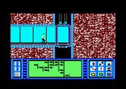 Impossible Mission for Amstrad CPC - The map is slowly revealed as you explore.