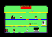 Impossible Mission for Amstrad CPC - Searching furniture for clues...