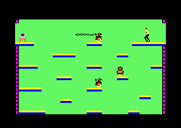 Impossible Mission for Amstrad CPC - Nothing in this room but many small platforms.