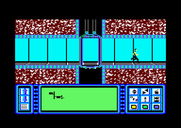 Impossible Mission for Amstrad CPC - Running from one room to another...