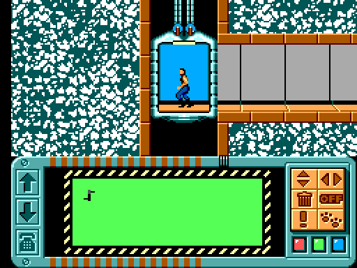 Impossible Mission Sega Master System Screenshot: Game start.