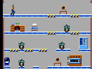 Impossible Mission for Sega Master System - Entering the first room to explore...