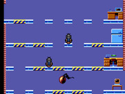 Impossible Mission for Sega Master System - The 8-balls are tricky; I tried to jump past it, but it moved into the way.
