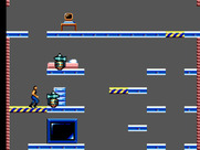 Impossible Mission for Sega Master System - This robot is in the way of searching that chest of drawers!