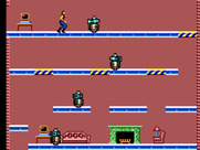 Impossible Mission for Sega Master System - A few robots guarding things I can search...
