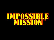 Impossible Mission for Sega Master System - Title screen.