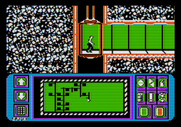 Impossible Mission for Apple II - As you explore the map of rooms fills in...