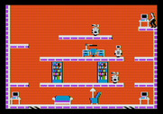 Impossible Mission for Apple II - Exploring a room...