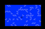 B-17 Bomber for Intellivision - Bomber view; Nothing to see when flying over water...