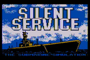 Silent Service for Atari 8-bit - Title screen.