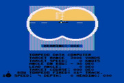Silent Service for Atari 8-bit - Target hit!