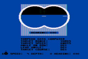 Silent Service for Atari 8-bit - Periscope view.