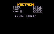 Vectron for Intellivision - Game over.