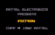 Vectron for Intellivision - Title screen.