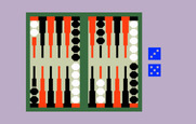 ABPA Backgammon for Intellivision - Rolling the dice...
