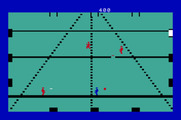 TRON: Deadly Discs for Mattel Aquarius - Throwing a disc at an opponent...