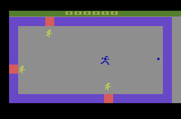 TRON: Deadly Discs for Atari 2600 - Game start; opponents enter the arena...
