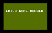 Happy Trails for Intellivision - Select a game number.