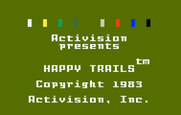 Happy Trails for Intellivision - Title screen.