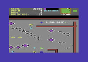 Lunar Outpost for Commodore 64 - My alpha base is under attack!