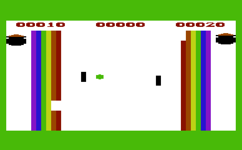 Skibbereen Commodore VIC-20 Screenshot: Game start.