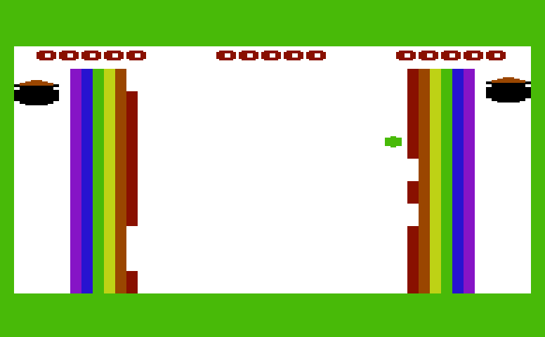 Skibbereen Commodore VIC-20 Screenshot: Game demo mode.