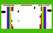 Skibbereen for Commodore VIC-20 - Some rainbow colored bricks start to be destroyed...